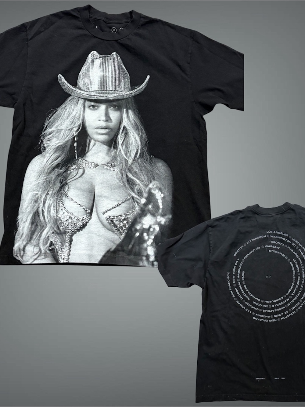 Beyonce Renaissance Tour Shirt Cowboy Hat Cowgirl Official Merch RWT 2023